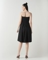 Shop Women's Black Midi Dress-Full