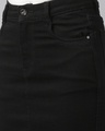 Shop Women's Black Mini Denim Skirt
