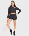 Shop Women's Black Minnie Training Jacket-Full