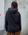 Shop Women's Black Mood Jerry Graphic Printed Oversized Hoodies-Full