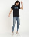 Shop Women's Black Never Lose Hope Boyfriend T-shirt-Design