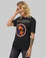Shop Women's Black No Limits Goku Typography Loose Fit T-shirt-Full