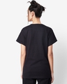 Shop Women's Black Motivation Optional Typography Boyfriend Fit T-shirt-Design