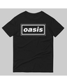 Shop Women's Black Oasis Typography Loose Fit T-shirt
