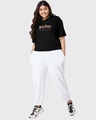 Shop Women's Black Order Of The Phoenix Graphic Printed Oversized Plus Size T-shirt-Full