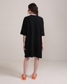Shop Women's Black Oversized Fit Free Size Dress-Design