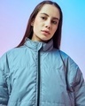 Shop Women's Black & Blue Reversible Oversized Jacket
