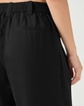 Shop Women's Black Oversized Korean Pants