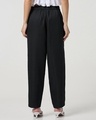 Shop Women's Black Oversized Korean Pants-Design