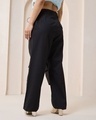 Shop Women's Black Oversized Parachute Pants-Design