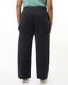 Shop Women's Black Oversized Plus Size Cargo Carpenter Pants-Design