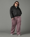 Shop Women's Black Oversized Plus Size Jacket-Full