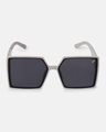 Shop Women's Black Oversized Polarised Lens Sunglasses-Design