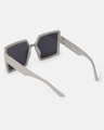 Shop Women's Black Oversized Polarised Lens Sunglasses