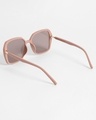 Shop Women's Black Oversized Polarised Lens Sunglasses