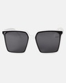 Shop Women's Black Oversized Polarised Lens Sunglasses-Design