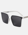 Shop Women's Black Oversized Polarised Lens Sunglasses