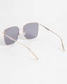 Shop Women's Black Oversized Polarised Lens Sunglasses