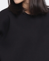 Shop Women's Black Oversized Sweatshirt