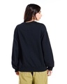 Shop Women's Black Oversized Sweatshirt-Full