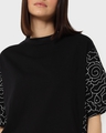Shop Women's Black Oversized T-shirt