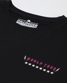 Shop Women's Black Typography Back Printed Oversized T-shirt