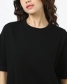 Shop Women's Black Oversized T-shirt