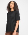 Shop Pack of 2 Women's Black Oversized T-shirt