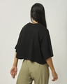 Shop Women's Black Oversized Short Top-Design