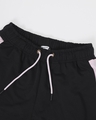 Shop Women's Black & Pink Color Block Relaxed Fit Cargo Joggers
