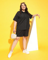 Shop Women's Black Plus Size Shorts