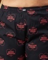 Shop Women's Black All Over Printed Oversized Wide Leg Plus Size Pyjamas