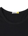 Shop Women's Black Pocket Cat Graphic Printed T-shirt