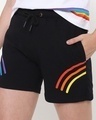 Shop Women's Black Pride Basic Plus Size Shorts-Front