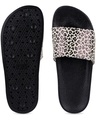 Shop Women's Black Printed Sliders-Full