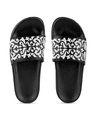 Shop Women's Black Printed Sliders