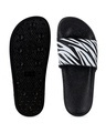 Shop Women's Black Printed Sliders