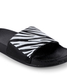 Shop Women's Black Printed Sliders