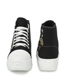Shop Women's Black Printed Sneakers