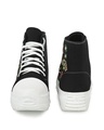 Shop Women's Black Printed Sneakers