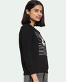 Shop Women's Black Mickey Graphic Printed Sweatshirt-Full
