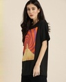 Shop Women's Black Printed T-shirt-Design