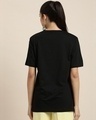 Shop Women's Black Ready to Start Typography Oversized T-shirt-Full