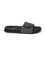 Shop Women's Black Ripple Effect Adjustable Velcro Sliders-Design