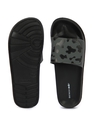 Shop Women's Black Ripple Effect Adjustable Velcro Sliders