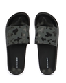 Shop Women's Black Ripple Effect Adjustable Velcro Sliders