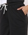 Shop Women's Black Roll-Up Hem Shorts