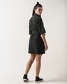 Shop Women's Black Shirt Dress-Full