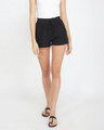 Shop Women's Black Shorts-Front