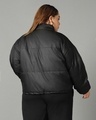 Shop Women's Black Oversized Plus Size Jacket-Design